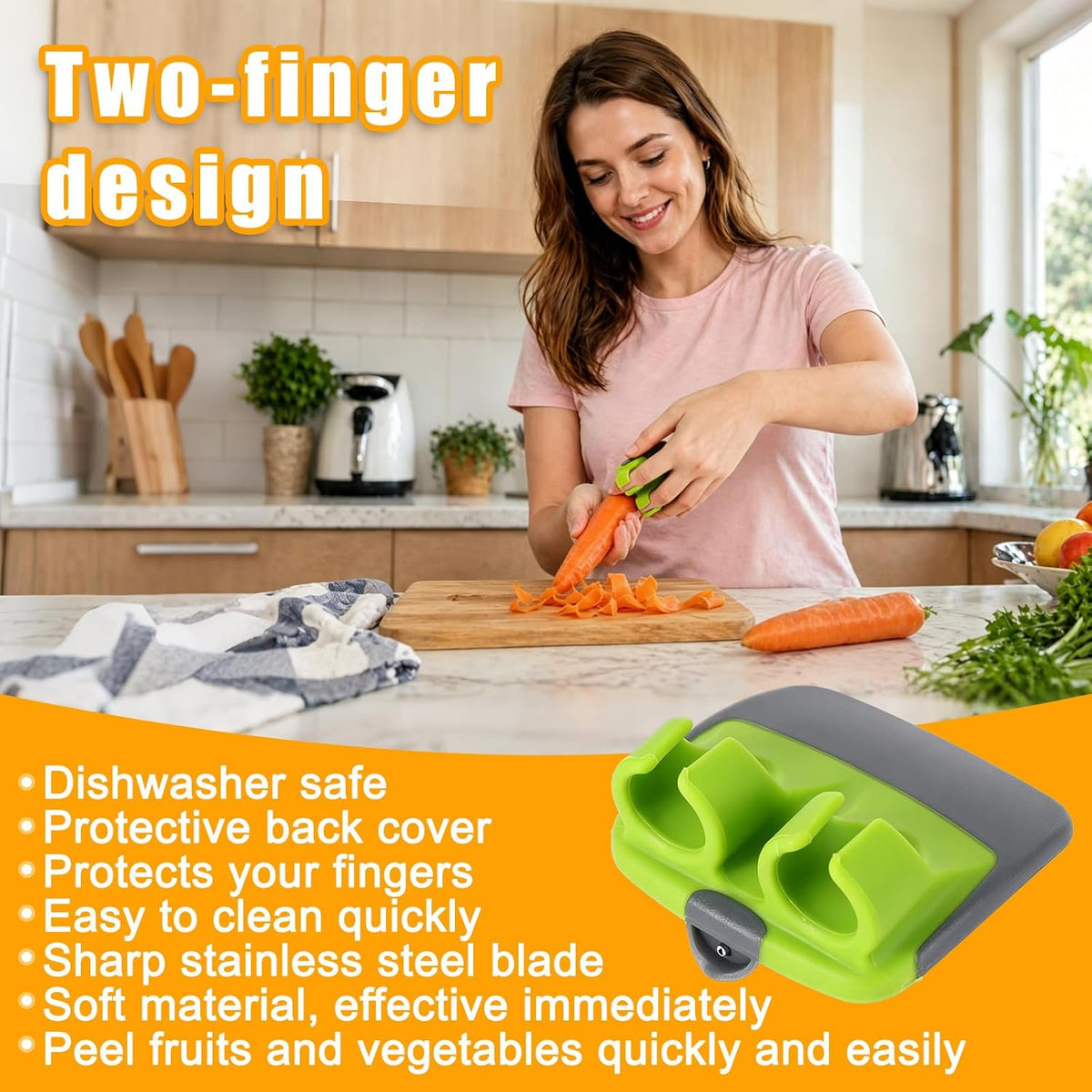 Effortless Finger Peeler Tool