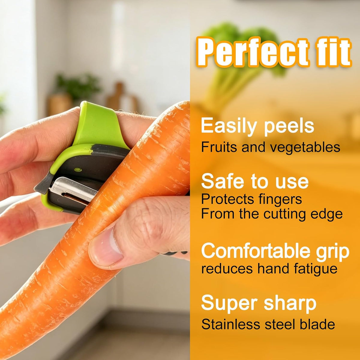 Effortless Finger Peeler Tool